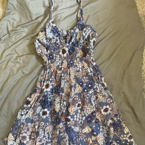 Floral Blue Sundress